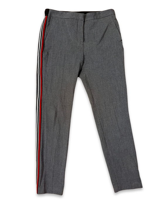 Zara Striped Trouser Pants - Grey (M)