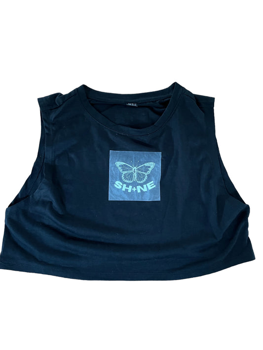 SHNE Butterfly Crop Tank